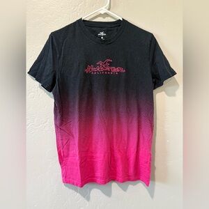 Hollister Black/Pink Ombre Tee